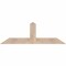 Ekena Millwork Portland Smooth Timber Gable Bracket, Douglas Fir, 60"W x 20"H x 3 1/2"D x 5 1/2"F, 8/12 Pitch GBW060X20X0406POR00SDF - alternate 1